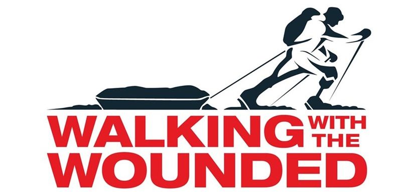 Walking with the wounded logo