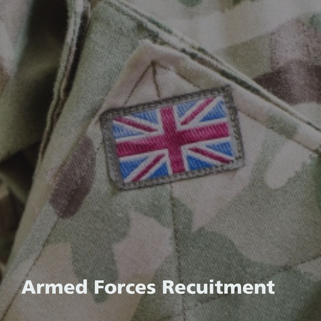 Army badge on uniform