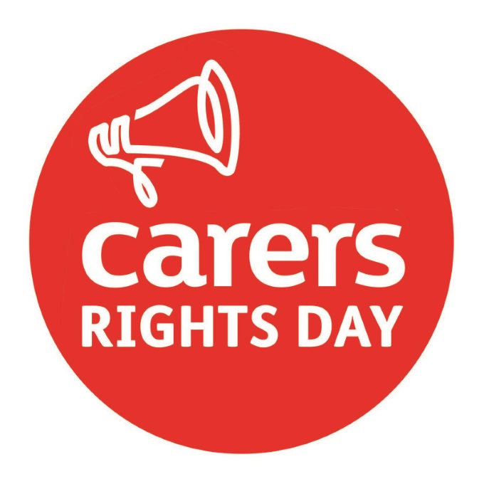 Carers Rights Day logo.
