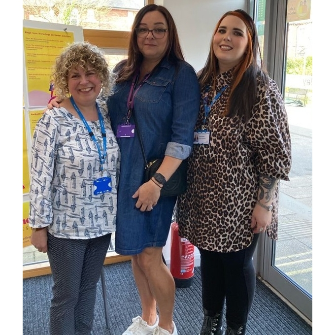 Alex Cowman, Janette Ward and Paula Mercer pictured at the LYPFT Menopause Festival
