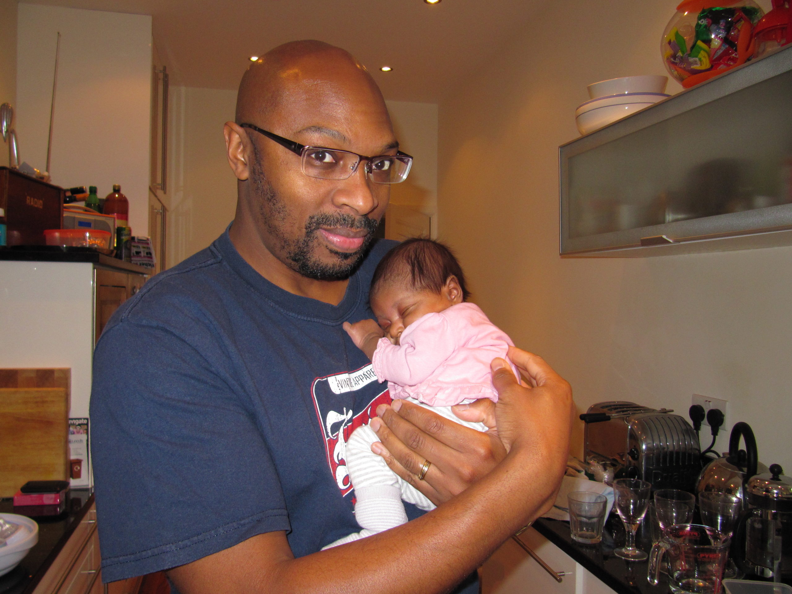 Errol Murray with daughter Rayya