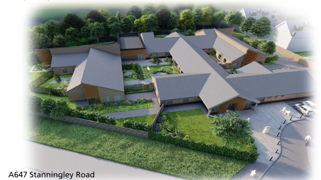 An artist impression of the new development at Parkside Lodge