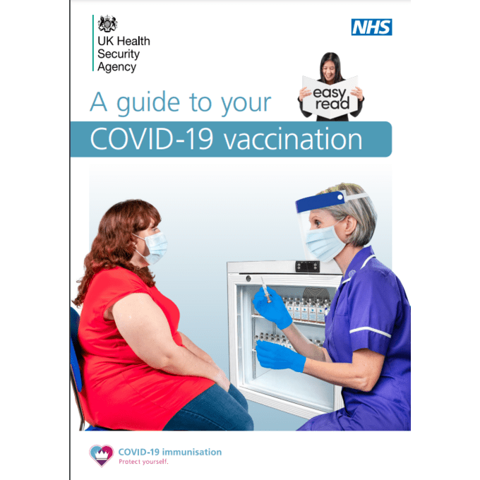 A guide to your Covid-19 vaccination Easy Read