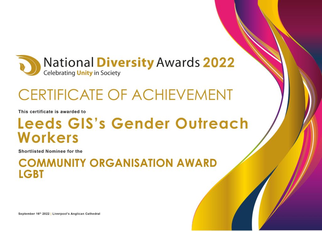 Leeds GIS's Gender Outreach Workers Certificate